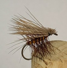  1 Dozen Orange Elk Hair Caddis Dry Flies