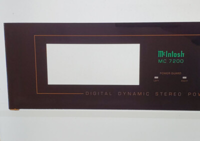 McIntosh MC7200 Wide Glass Faceplate | Original