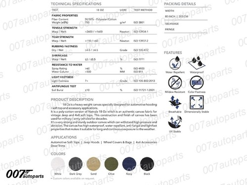 Juego de cojines de asiento delantero para Willys Jeep M38 y M38A1 cojín de lona + funda - Imagen 3 de 7