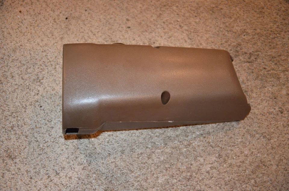 1984-1986 DODGE D50 PICK UP STEERING COLUMN COVER SHELL TRIM BROWN UNCLEANED Foto 3 de 4