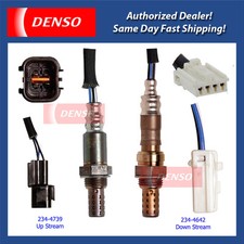 2002-2006 Mitsubishi Lancer 2.0l Denso Oxygen Sensor Set 2pcs 234-4642 234-4739