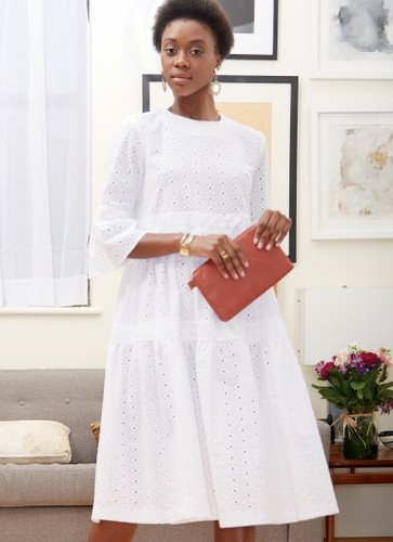 McCalls Schnittmuster Sommerkleid mit Schößchen Gr. 40-48 - M7948 - Imagen 2 de 8