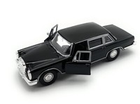 Modellauto Mercedes Benz 600 W100 1:34-39 Blau Miniatur Fahrzeug