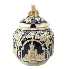 Wick Werke Steinzeug Bowle Bowlegfäß Burgen Schlösser German Castles Punch Bowl