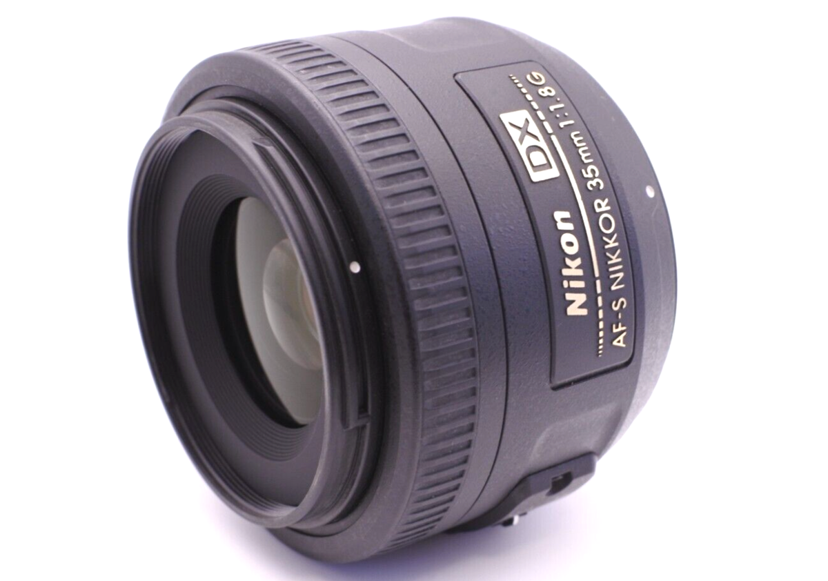 N Mint] Nikon 35mm f1.8G AF-S DX Wide Angle Lens w/Case, Hood Free