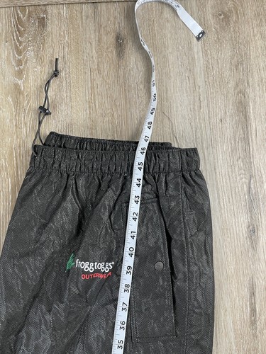 Frogg Toggs Men’s XL Pro Action Classic Suit Black Waterproof DriPore NWT W/ Bag - Picture 22 of 24