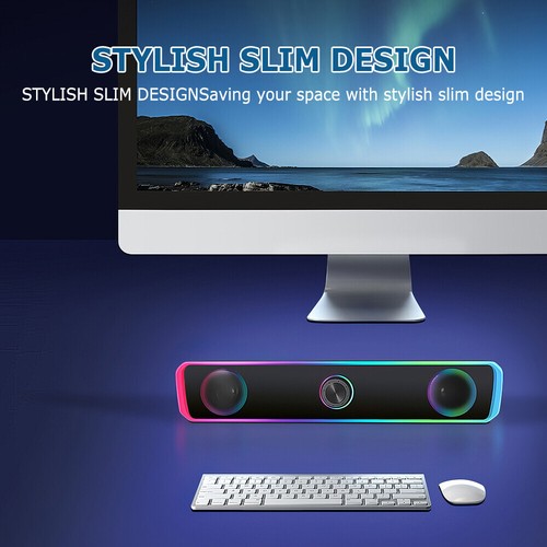 Usb -Verdrahtete Computerlautsprecher In Stereo -Stereo -Stereo - ( - Bild 7 von 14