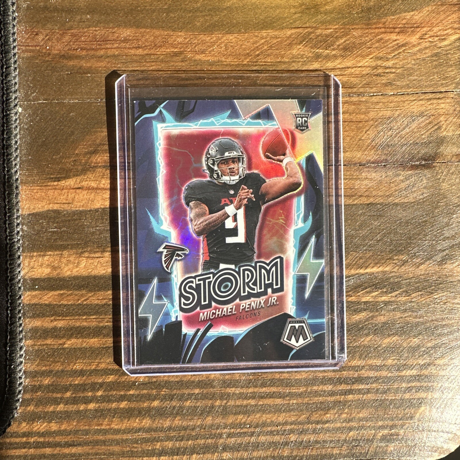 2024 Panini Mosaic Storm Silver Prizm Michael Penix Jr. RC Atlanta Falcons #2