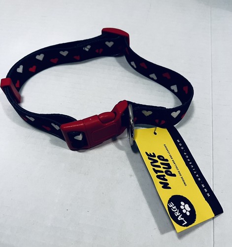 native pup valentines day dog collar large new with tags - Picture 3 of 8