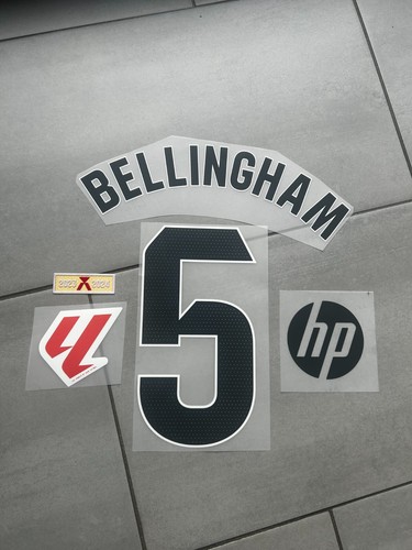 Kit Patch Flocage BELLINGHAM #5 Real Madrid domicile Liga 2024-2025 Jude