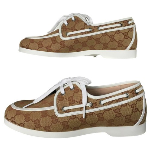 Monogram GG Canvas Boat Shoes 
