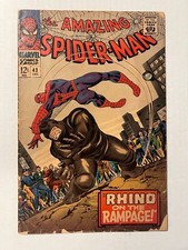 AMAZING SPIDER-MAN #43 2ND APPEARANCE OF MARY JANE WATSON 3RD APP OF THE RHINO
