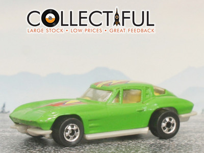 CHEVROLET CORVETTE STINGRAY 1963 - HOT WHEELS 1979 - GREEN - DIECAST CAR  176