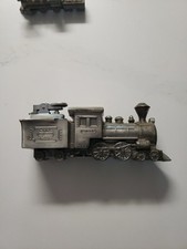 Vintage Train Engine Locomotive #4182 Pewter Cigarette Table Lighter Paperweight