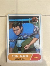 1968 Topps #44 Stew Barber (VG) Buffalo Bills