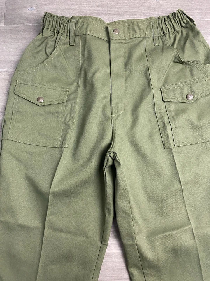 VTG Boy Scouts Pants Mens 34x 31 BSA Uniform Cargo Utility Waist Union - Image 4 of 4