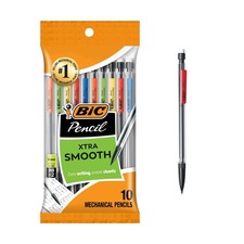 BIC Xtra-Smooth Mechanical Pencils with Erasers, Medium Point 0.7mm , 10-Cou...