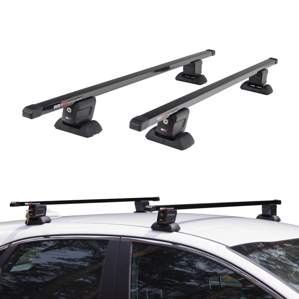 Ridigo - Schwarz Stahl DachträGer FüR - Opel Astra 3 Iii H - Gtc 04-09 Fixpunkt-image