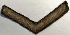 British Military Issue Early Khaki Lance Corporal Uniform Rank Patch