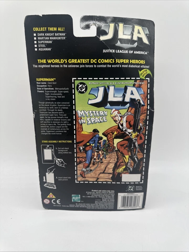 FIGURA DE ACCIÓN HASBRO JLA LIGA DE LA JUSTICIA DE AMÉRICA DE COLECCIÓN SUPERMAN DC 1998 a186 Foto 4 de 4