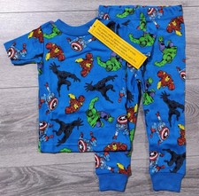 Marvel Pajamas 2T Toddler Boy Iron Man Black Panther Hulk SNUG-FIT PJ Set Kid