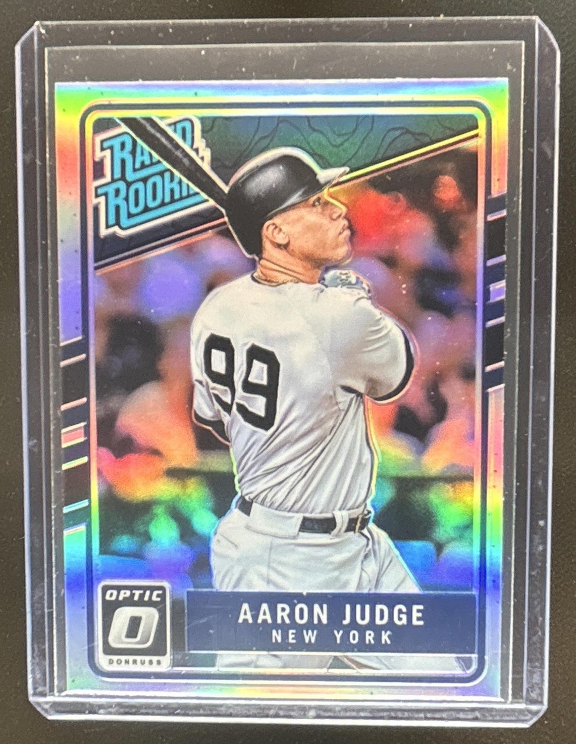 2017 Donruss Optic Aaron Judge Holo Rated Rookie #/150 Yankees