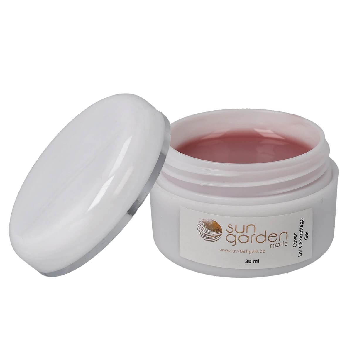 Gel UV Cover rose nude de 30 ml pour réparer et renforcer les ongles