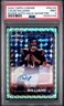 2024 Topps Chrome Caleb Williams AQUA GEOMETRIC Rookie RC Auto 80/199 PSA 9