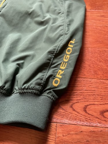 Vintage Team Nike Oregon Ducks Full Zip Windbreaker Jacke XL belüftet Clima-Fit - Bild 3 von 18