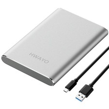 1TB Portable External Hard Drive, USB3.1 Gen 1 Type C Ultra Slim 2.5'' HDD St...