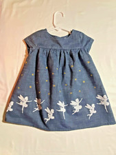 Gap 1969 Fairy Hem Chambray Dress Size 18-24 Months