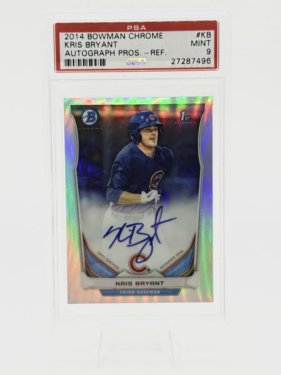 BV$500超え? K.ブライアント 15枚限定 直筆サインカード 2017 Kris Bryant Autographed Baseball Sports Trading Cards