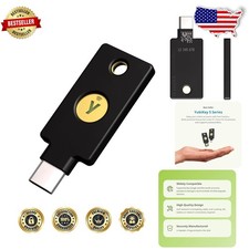 YubiKey 5C NFC Security Key - USB-C Passkey, ...
