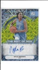NYLA BROOKS 2026 BOWMAN BEST UNIVERSITY AUTOGRAPHED  YELLOW LAZER REFRACTOR CARD