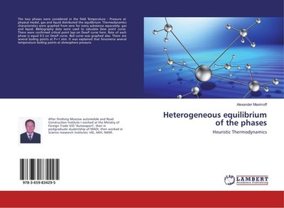 Heterogeneous equilibrium of the phases Alexander Maximoff