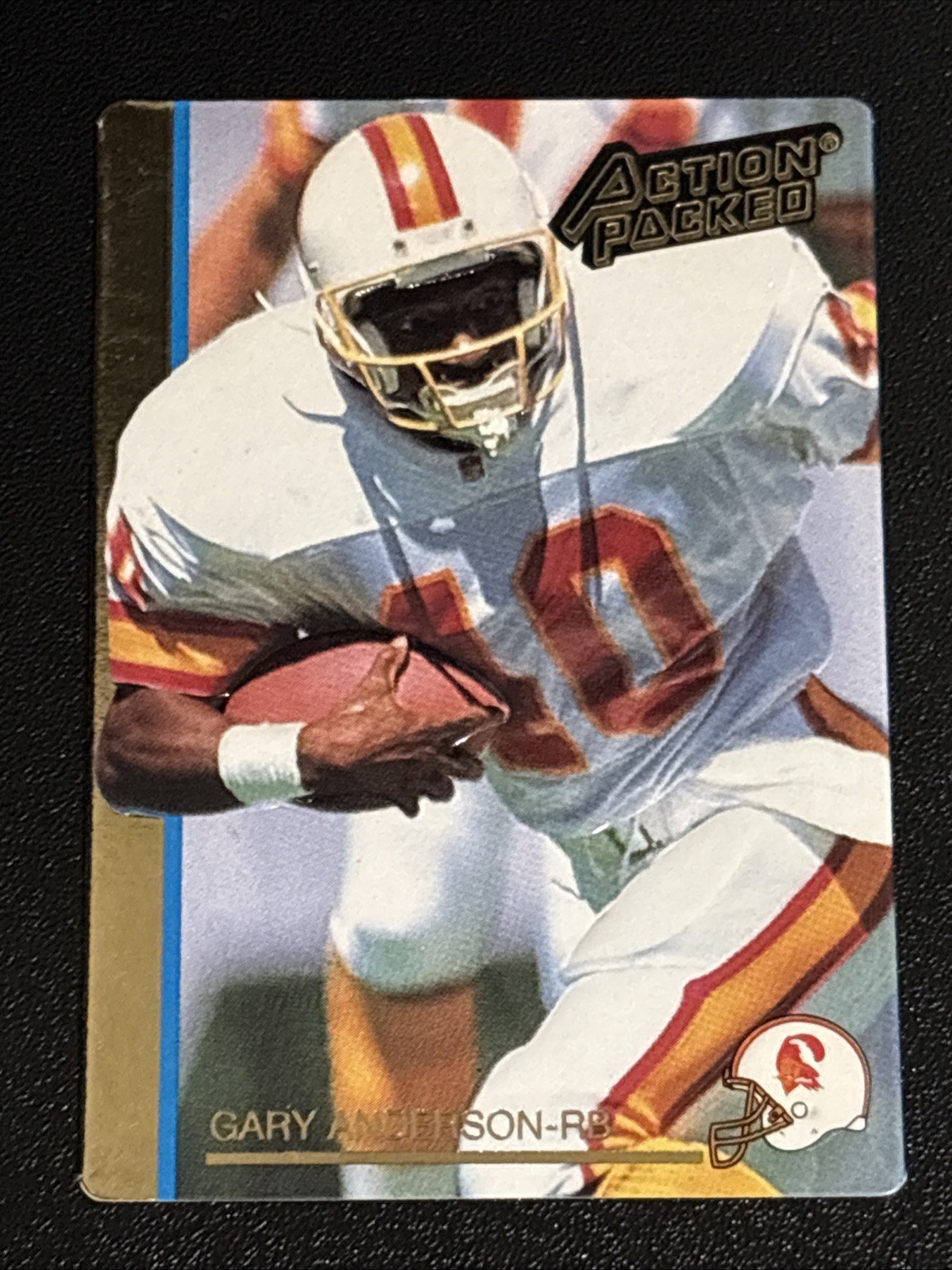 Football 1992 Action Packed Gary Anderson Tampa Bay Buccaneers Running Back #268