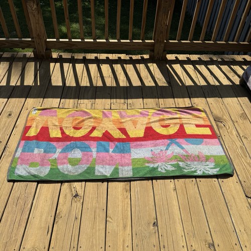 Vintage IPANEMA Abstract “Bon Voyage” Rare Beach Towel - Picture 5 of 10