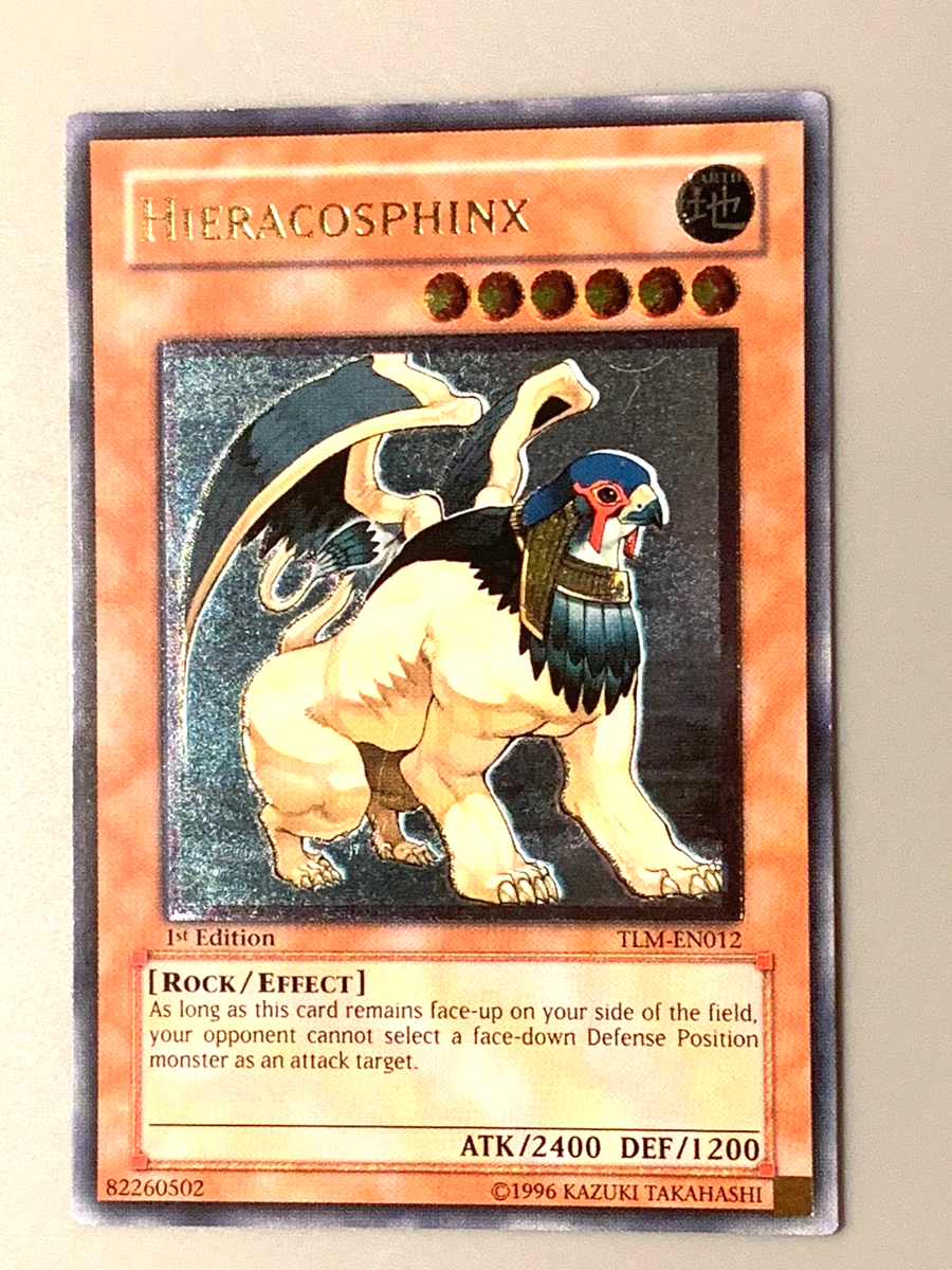 yugioh HIERACOSPHINX TLM-EN012 1st Edition Ultimate rare near mint