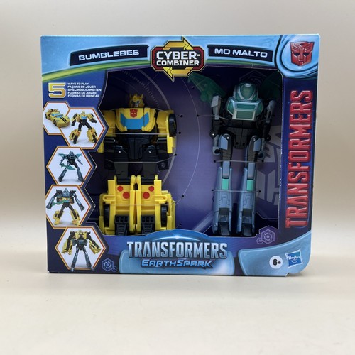 Transformers EarthSpark, Cyber-Combiner, Action Figure Robot di Twitch terrestre e Robby Malto