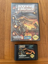 Steel Empire Sega Genesis With Case Authentic Works Great!