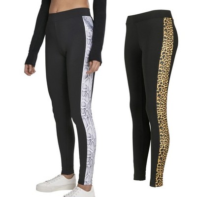 Urban Classics Ladies - Animal Side Pattern Stretch Leggings