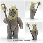 Vintage Kenner Style Custom Star Wars Battle Ready Ewok  READ DESCRIPTION