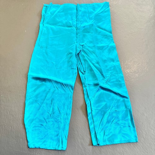 Vintage Childrens Traditional Chinese Pajama Shirt and Pant Set Blue Size 10 - Picture 10 of 12