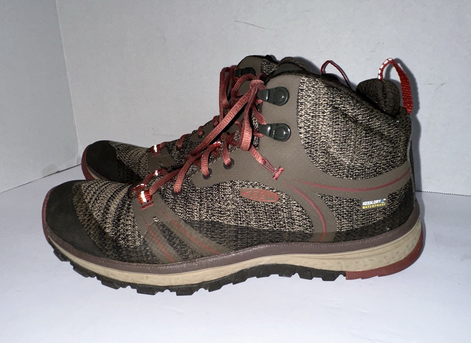 Stivali impermeabili Keen donna Terradora II escursionismo mensa Andorra taglia 10 W US EF556