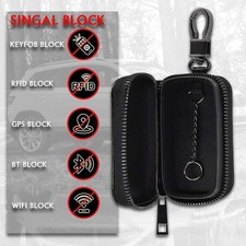 Auto Schlüssel Keyless Go Schutz RFID Funk Blocker Tasche Etui Hülle Carbon DE