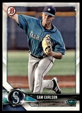 2018 Bowman Draft Sam Carlson Seattle Mariners #BD-175
