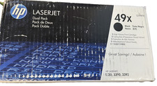 2 PK - HP 49X Q5949XD Dual Pack High Yield Q5949X Black Toner 1320/3390/3392