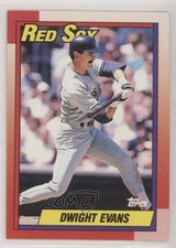 1990 Topps Dwight Evans #375 yf0