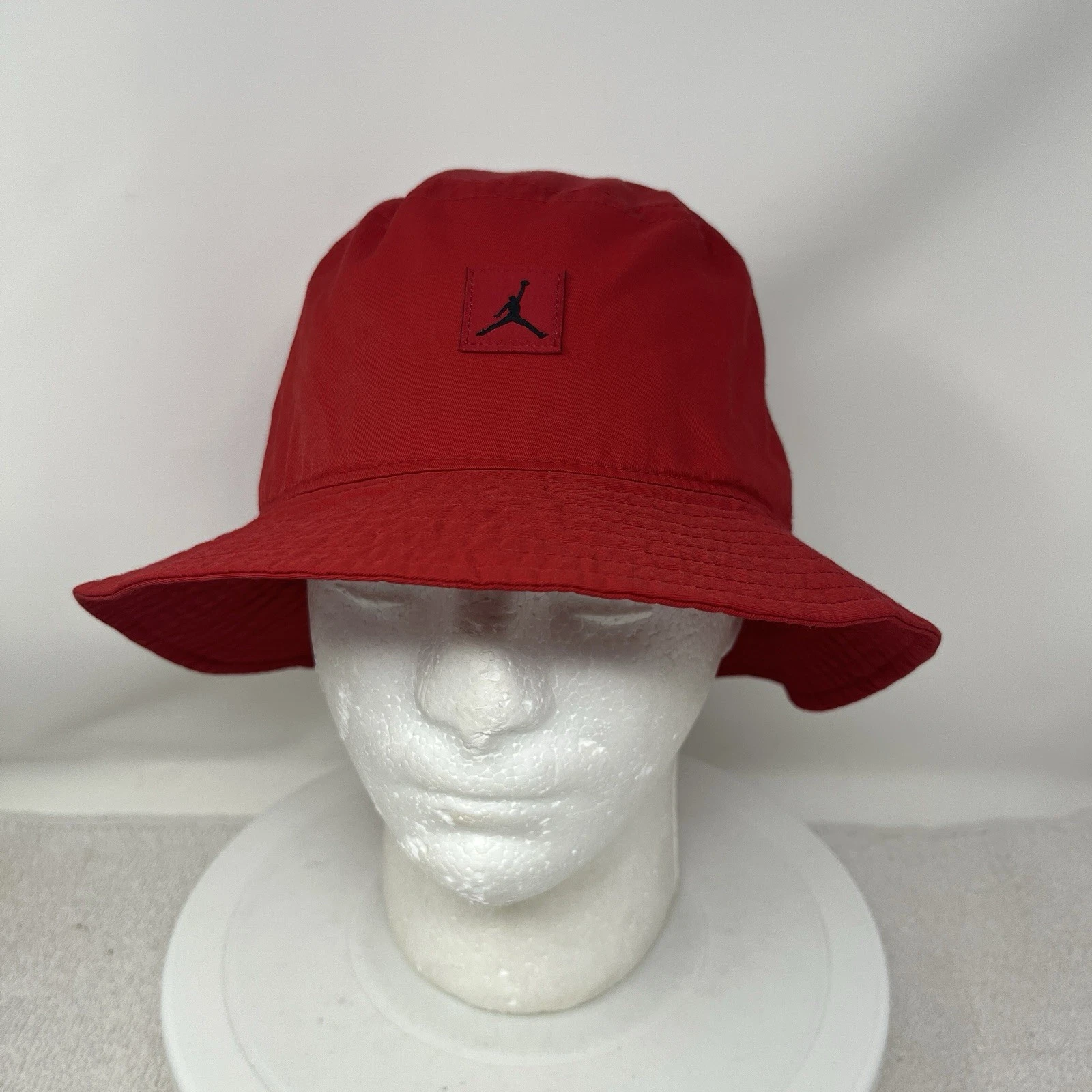 Jordan Jumpman DC3687-687 Washed Bucket Hat Unisex Adult L/XL Woven Red NEW