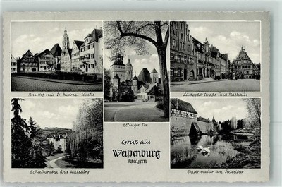 39448581 - 8832 Weissenburg St. Andreas Kirche Ellinger Tor Schiessgraben u.